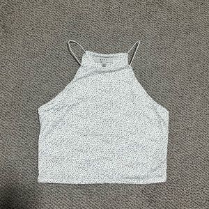 White leopard tank top